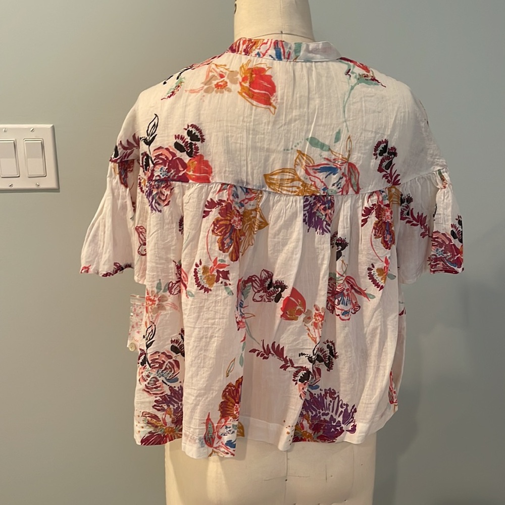 Women’s Free People button down shirt size M - Picture 7 of 13